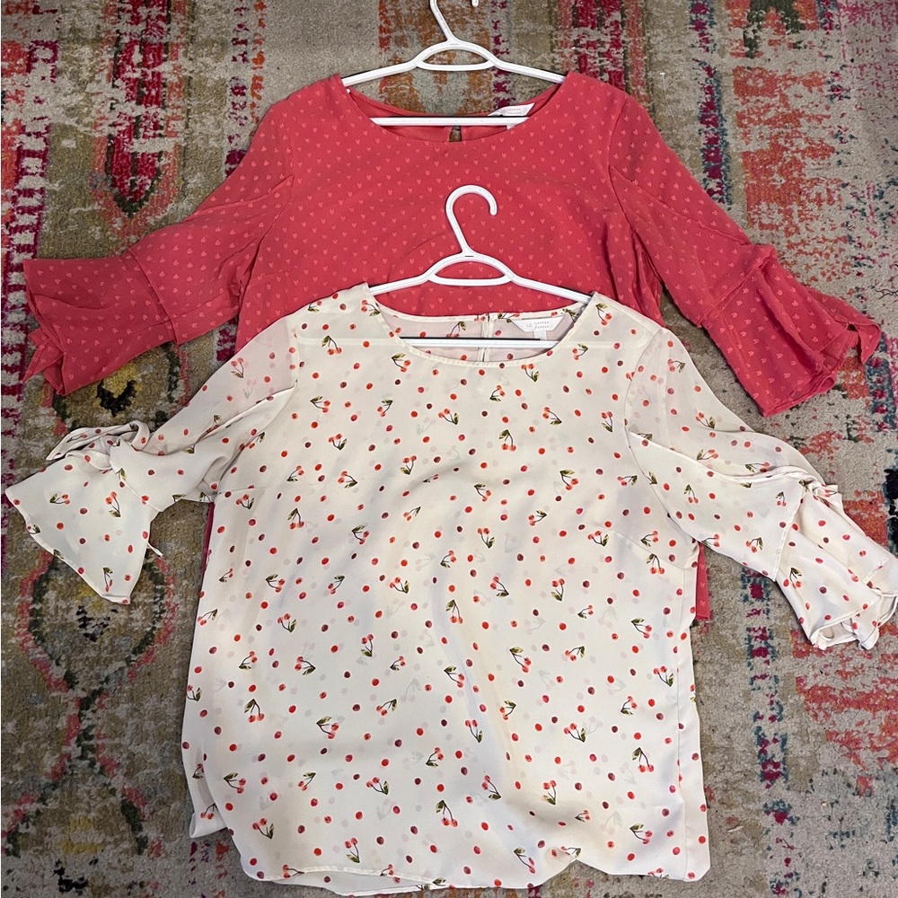 2 lauren conrad womens XL blouses